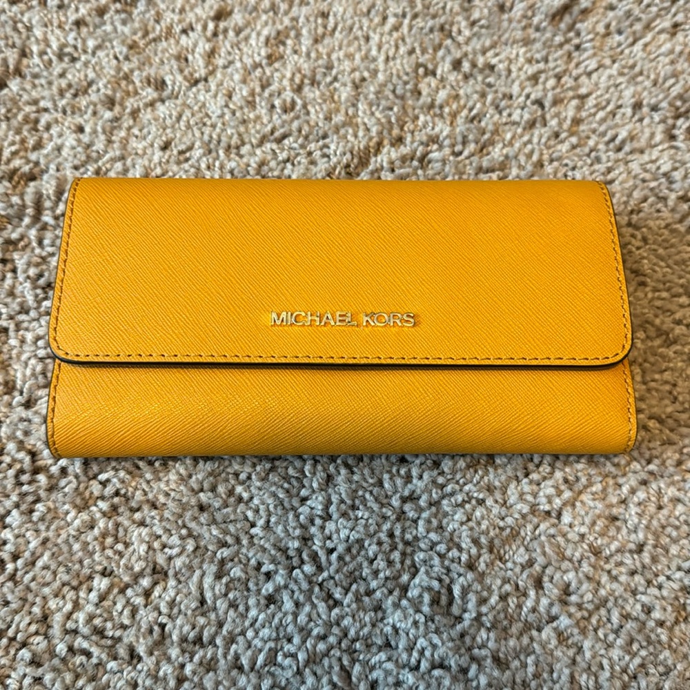 Michael Kors Mustard Wallet